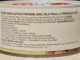 Pasulj u paradajz sosu 280 g