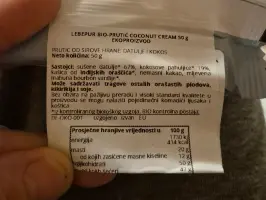 Bio prutić Coconut cream 50 g